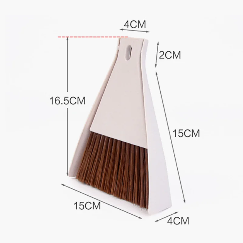 

Mini Broom and Dustpan Set Desktop Cleaning Broom Bookshelf Keyboard Corner Dust Cleaner Brush Household Cleaning Accessories