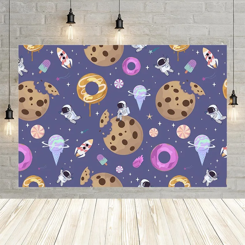 

Фон Avezano для фотосъемки с изображением пончиков печенья для новорожденных Фотофон для студийной фотосъемки на день рождения