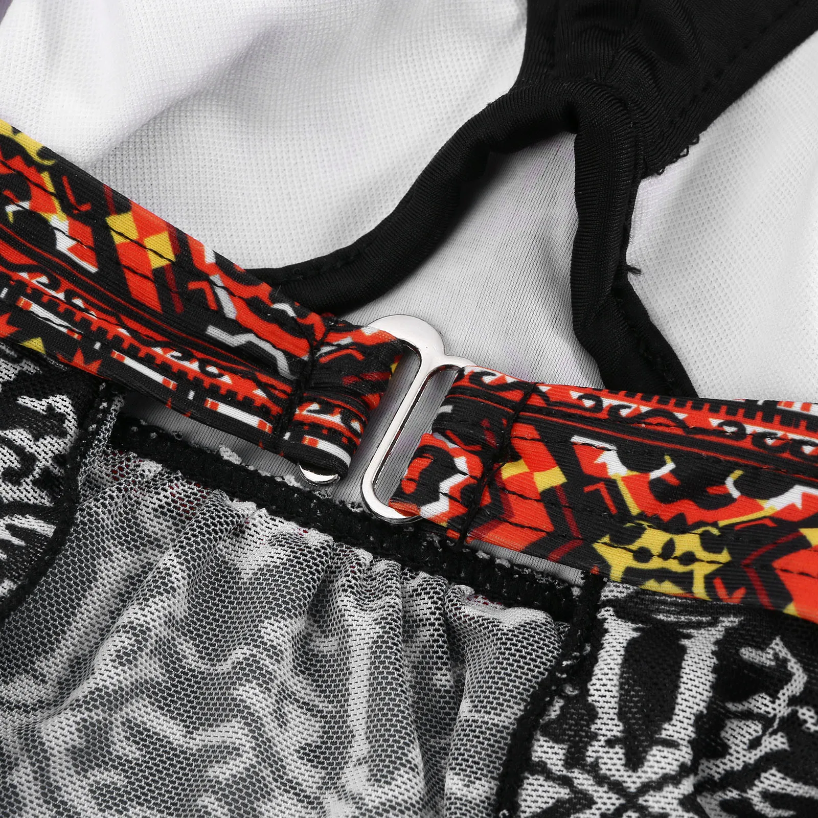 

Plus Size Polyester Color Block Tankini with Panty Print Swimsuits for Women Swimwear Tummy Control Two Piece Bathing Suits#G