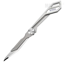 NITECORE NTK05 ультра-Крошечный титановый брелок нож мини-Самозащита многофункциональный выдвижной Открытый Охота Кемпинг Рыбалка
