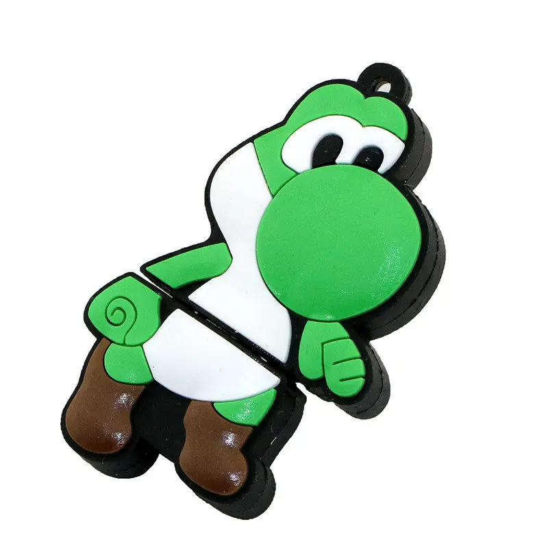 Cle Usb флеш-накопитель 32 ГБ с рисунком «Супер Марио yoshi дракон Usb флэш-накопитель красный гриб флэш-накопитель 64G 16 Гб карта памяти 128GB 4GB U диск