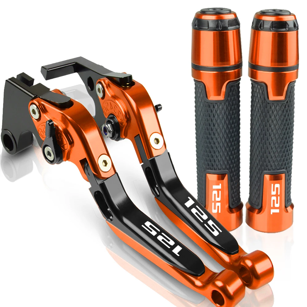 

Motorcycle Brake Handle Clutch Lever Clutch Brake Levers Handlebar Grips For RC125 RC 125 2017 2016 2015 2014 2013 2012 2011