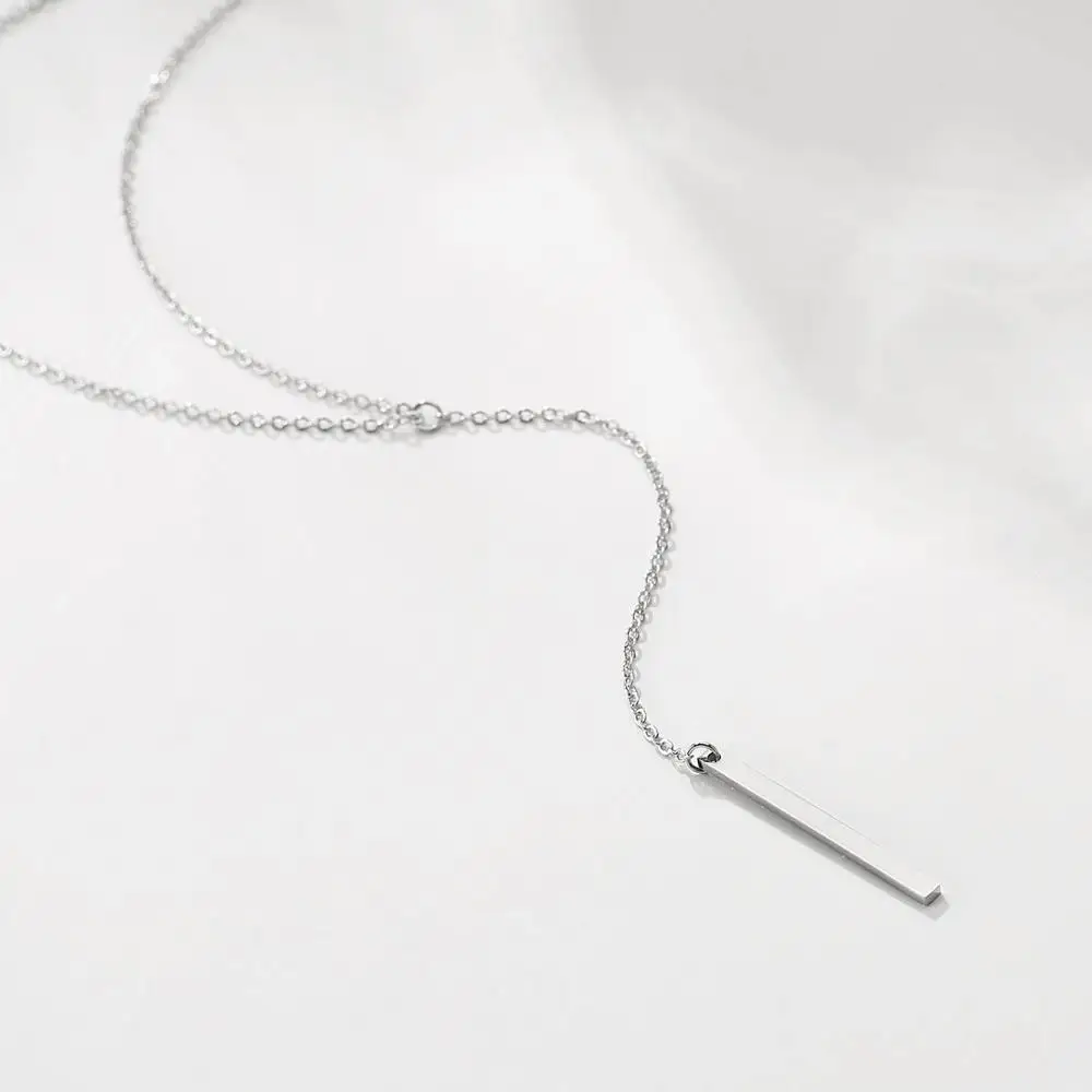 Ожерелья из нержавеющей стали в эстетике для женщин Корейский Роскошный кулон