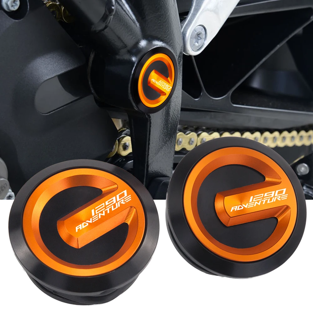 

4 Color 2PCS Frame Hole Cover Caps Plug Decor For KTM 1290 Super Adventure 2015 - -2022 Frame Cap Set