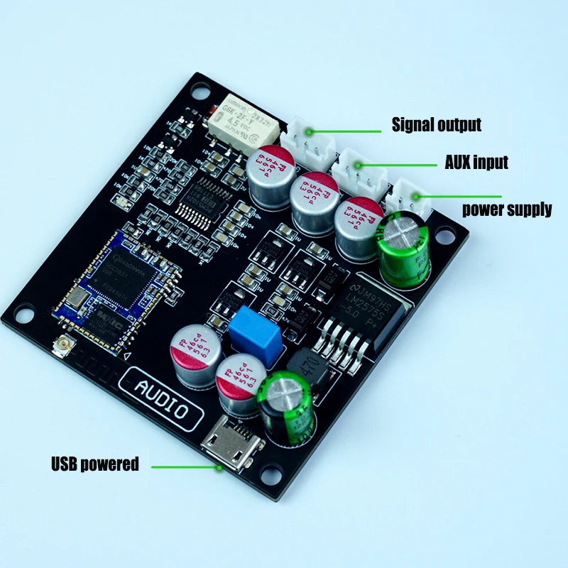 Беспроводной адаптер CSR8675 QCC3031 QCC3008 QCC3003 плата приемника Bluetooth 5 0 ES9018 I2S DAC аудио