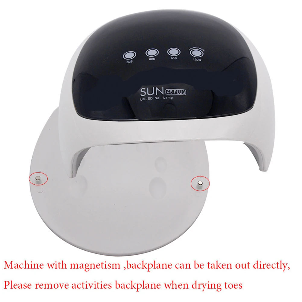 

Nails Dryer Gel Varnish 52W UV LED Lamp 4 Timing LCD Nail Lamp Manicure Tool for Home Caring Nail Protection Supply