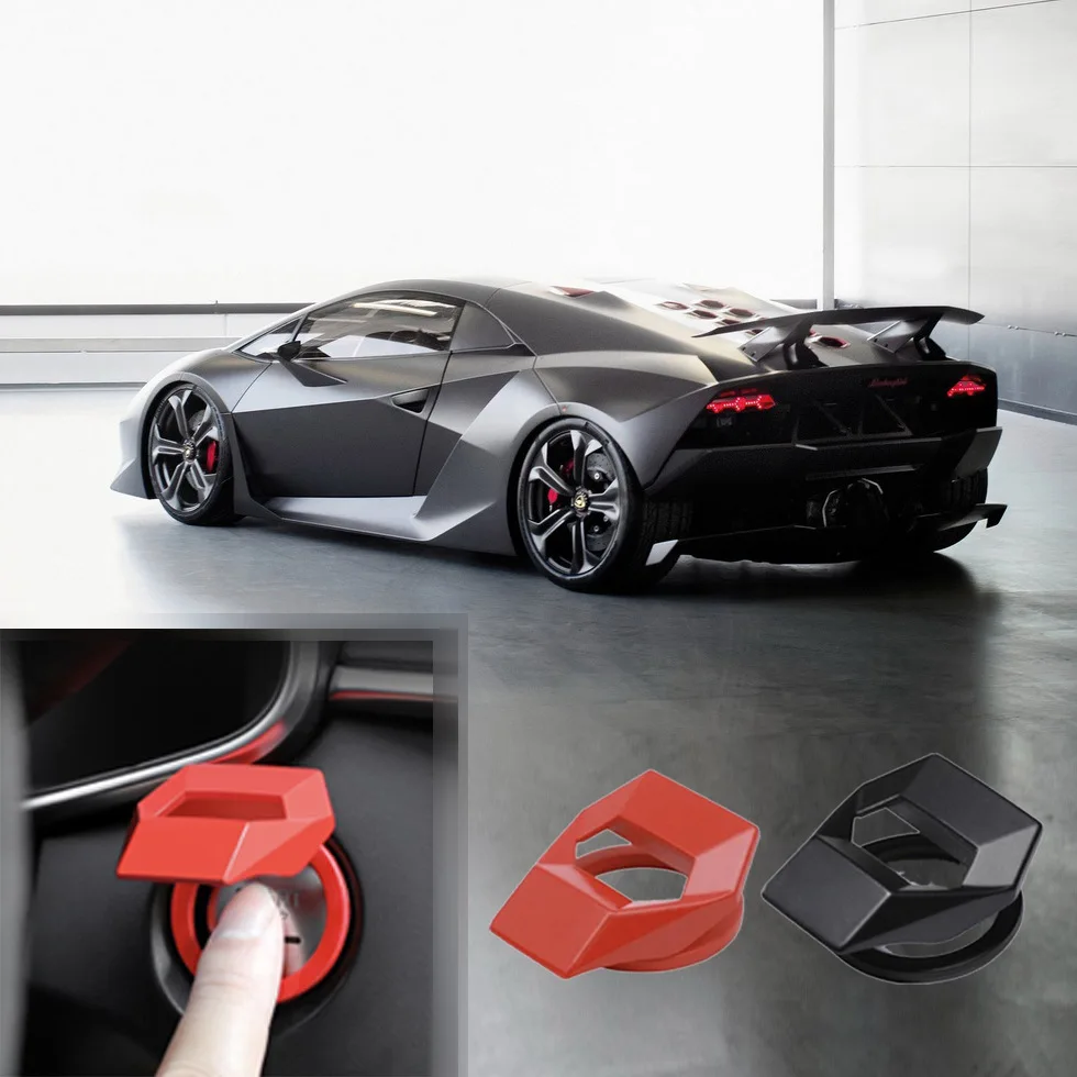 Универсальный Ламбо стиль алюминиевый сплав переключатель запуска и остановки