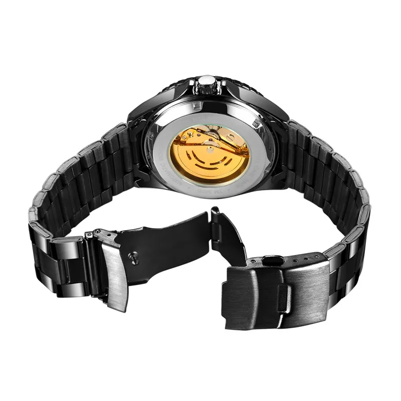 Часы наручные WINNER Мужские автоматические механические брендовые Роскошные