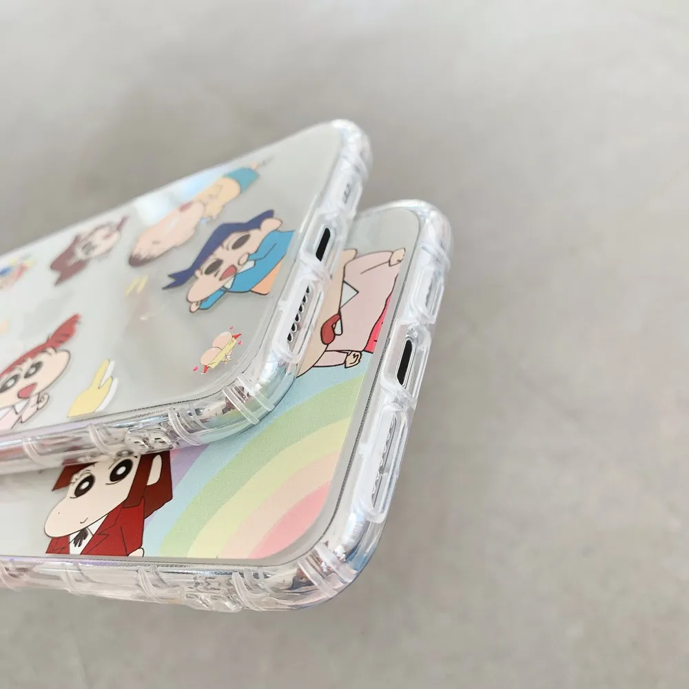 

Crayon Shin-Chan mobile phone case for iPhone SE 2020 11 Pro X XS Max XR 7 8 Plus soft case back cover hot recommendation