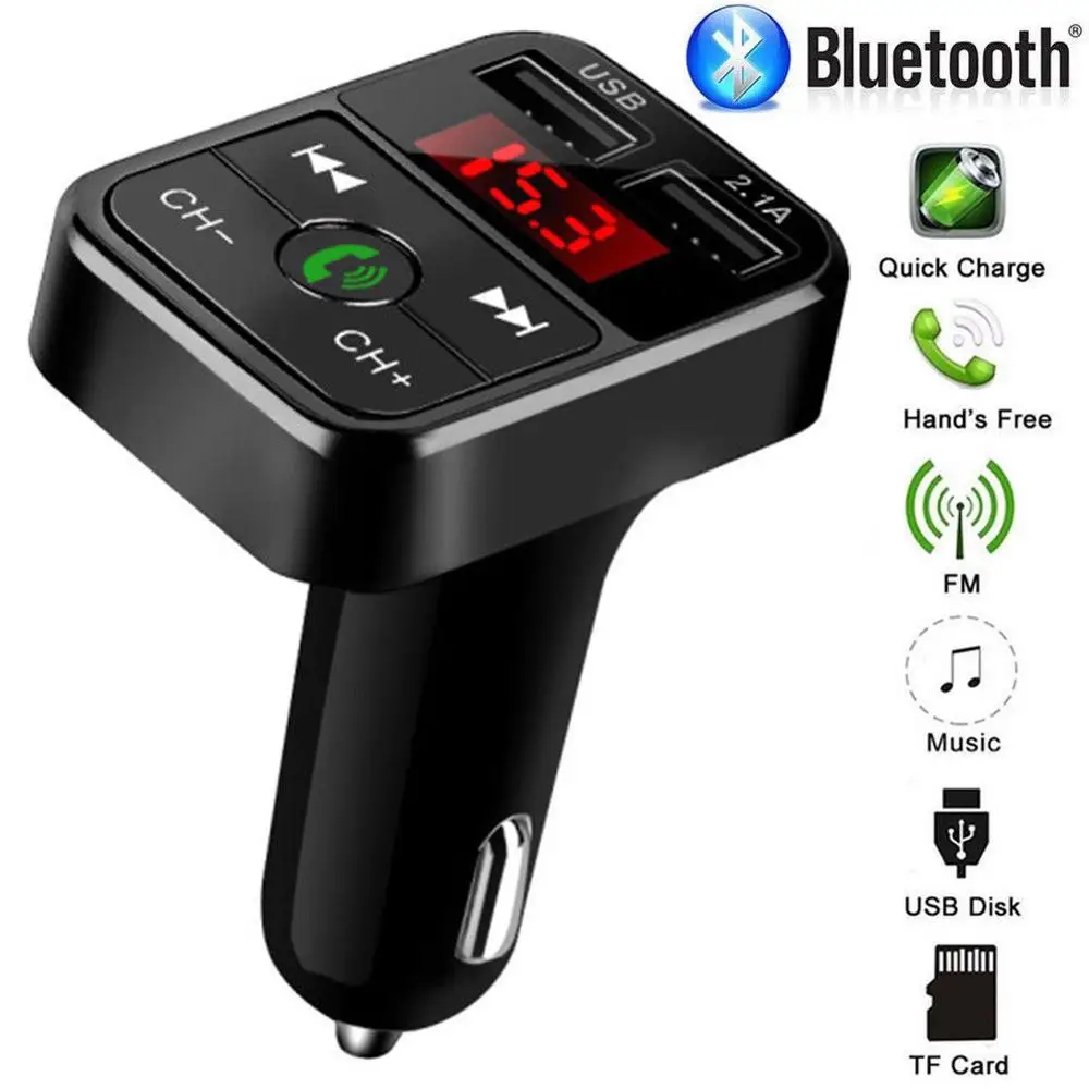 Автомобильный комплект со светодиодным экраном Bluetooth 3 0 гарнитура беспроводной