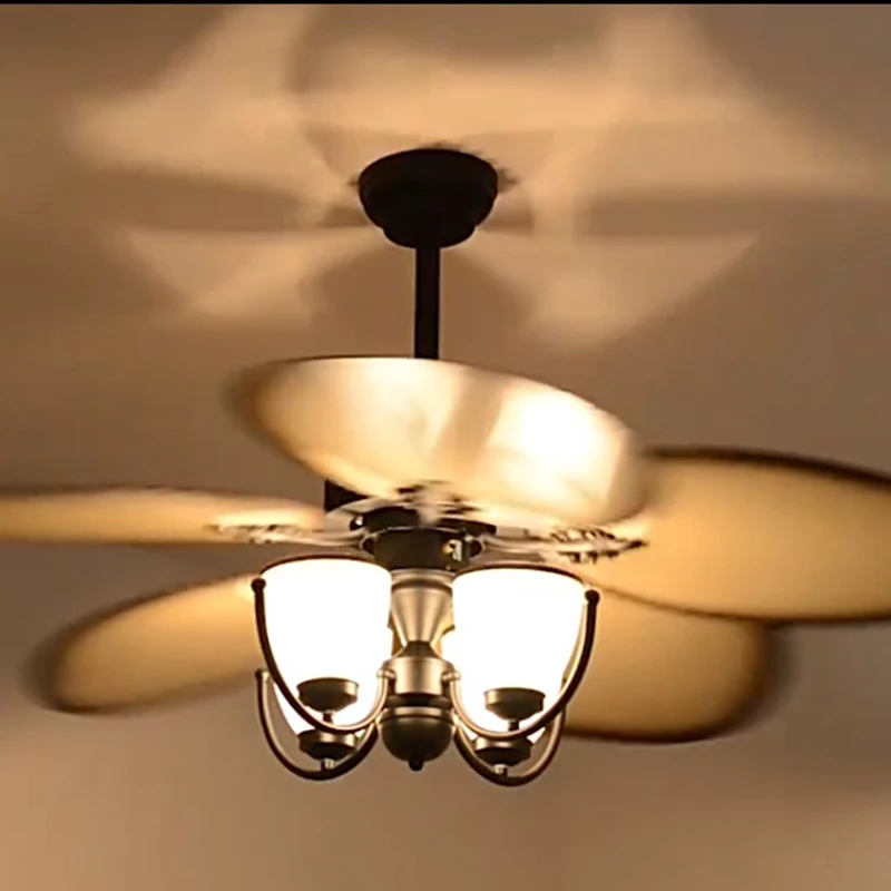 Настенный уличный потолочный вентилятор со светильник Том люстра с подсолнухами