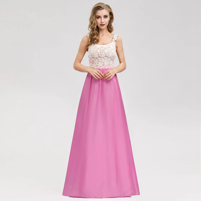 Длинное Элегантное Вечернее Платье милое кружевное платье принцессы без рукавов