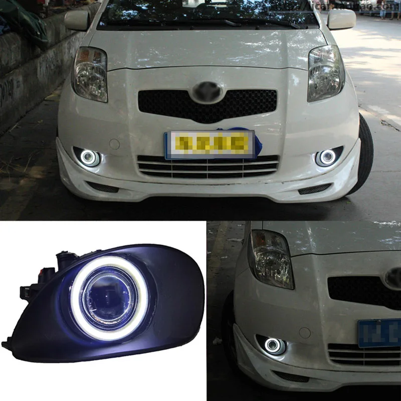 Превосходная светодиодный лампы Противотуманные фары COB источник Ангел глаз