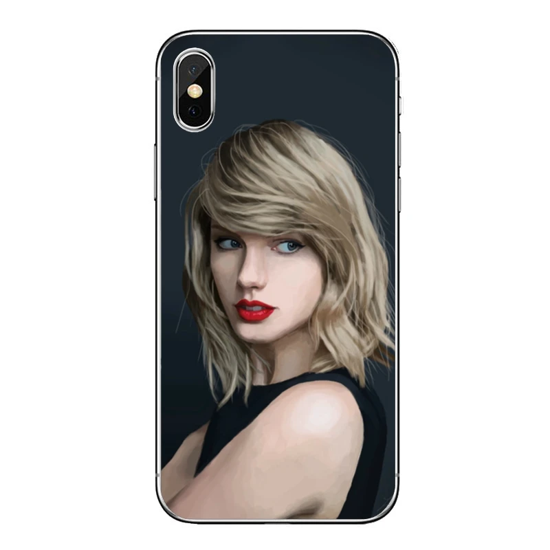 Для iPhone XR X XS Max 8 7 6s 6 plus SE 5s 5c 5 iPod Touch 1989 taylor Девушка Певица аксессуары чехол для телефона - Цвет: 1989-taylor-B-06