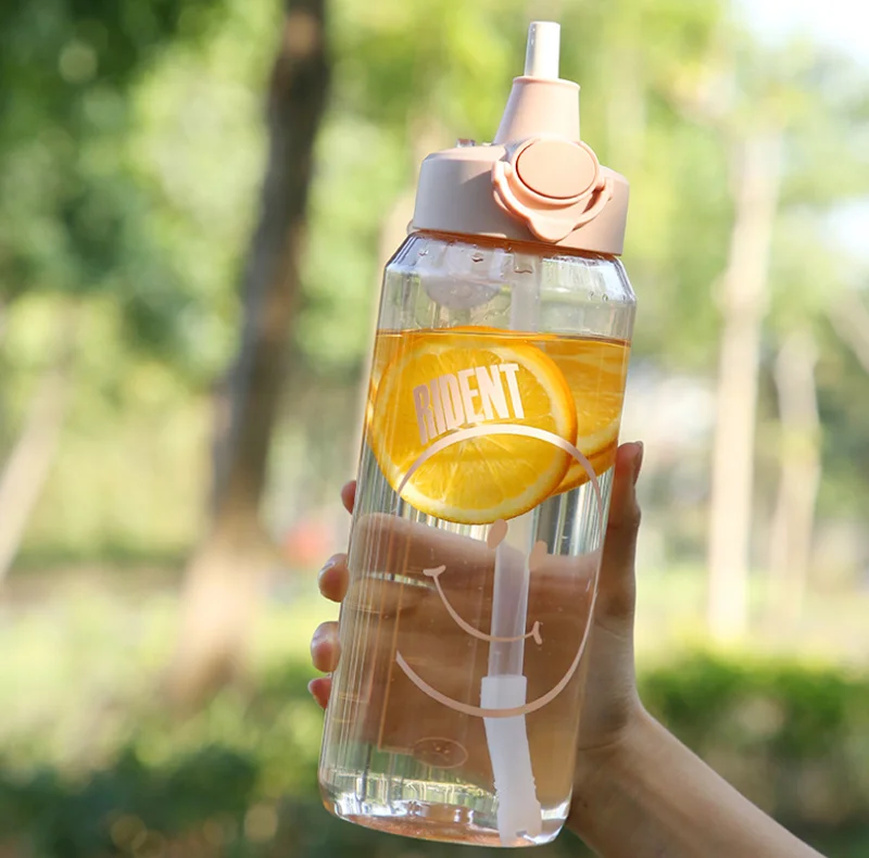 

1200ml Sport Water Bottles Portable Tritan Gym Bottle Leak-proof Large Capacity Fitness Kettle plastic Drink Bottle BPA Free