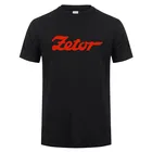 Летняя Мужская хлопковая футболка Zetor с коротким рукавом и круглым вырезом