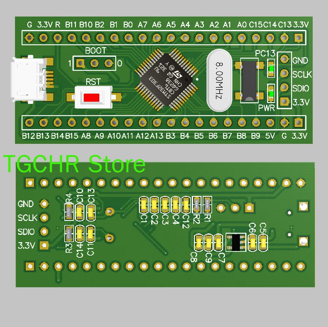 Материнская плата STM32F303CBT6 минимальная система новая продукция рекламная