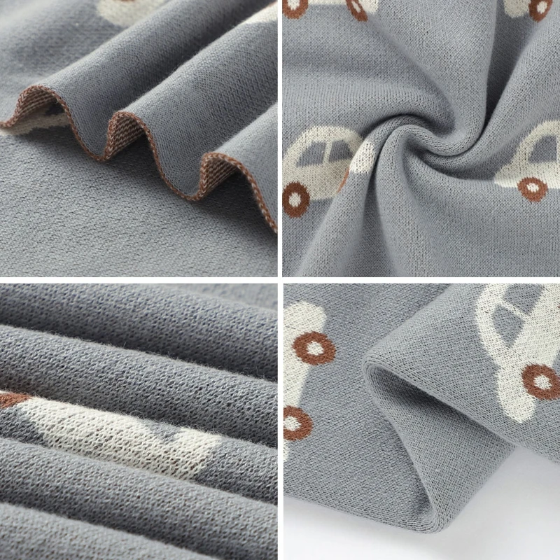 

Baby Blanket Knitted Newborn Swaddle Wrap Super Soft Toddler Infant Bedding Quilt For Bed Sofa Basket Stroller Blankets