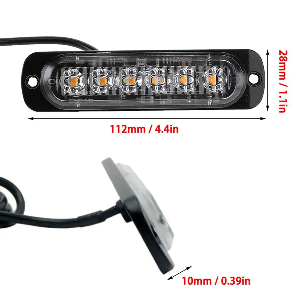 Автомобильный предупресветильник онарь 12 в пост. Тока 4/6/12