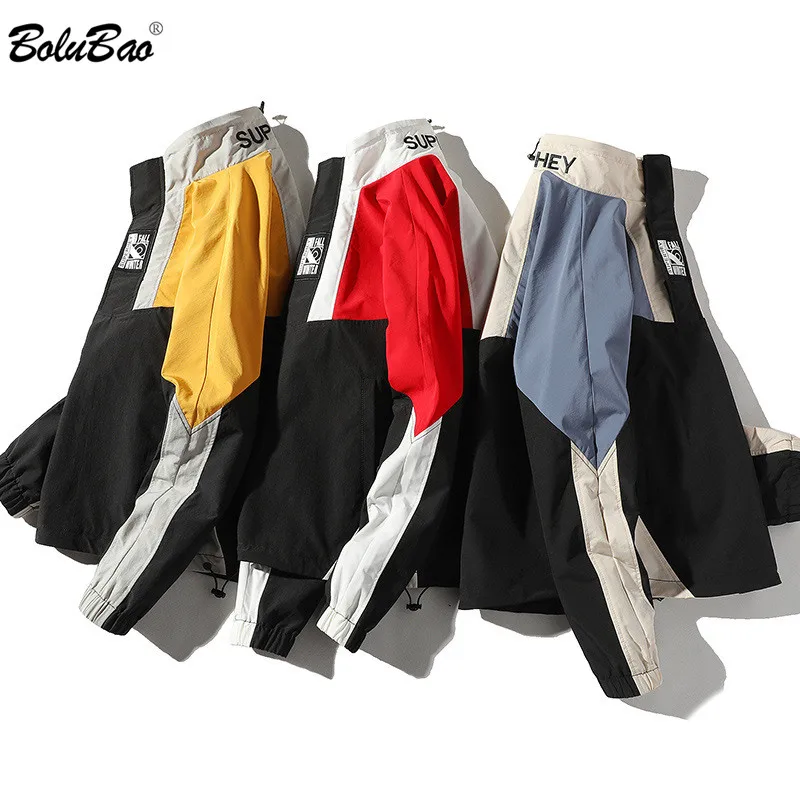 Мужская повседневная куртка BOLUBAO демисезонная в стиле хип-хоп с прострочкой |