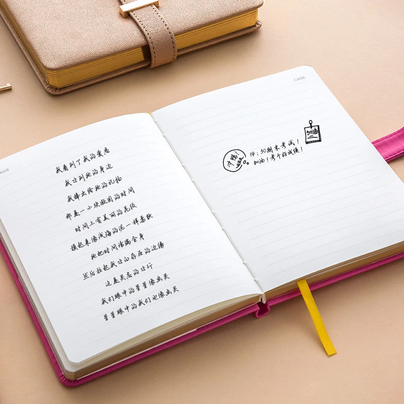 Cute B6 Diary with Lock Love Journal and Notebook Line Notepad Agenda Planner Organizer Couple Note Book Stationery Handbook | Канцтовары