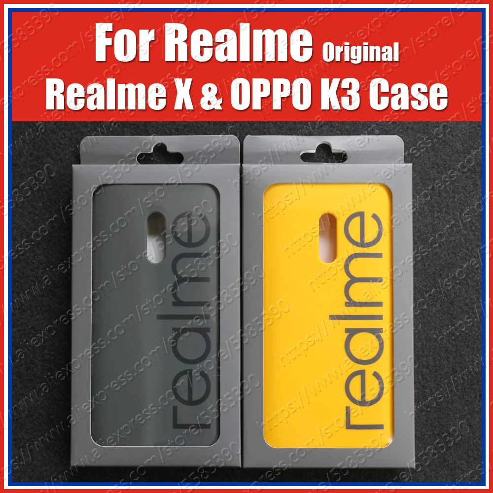 RMA178 ударопрочный Оригинальный чехол Realme X Знаковый мягкий клей и ПК Жесткий Чехол