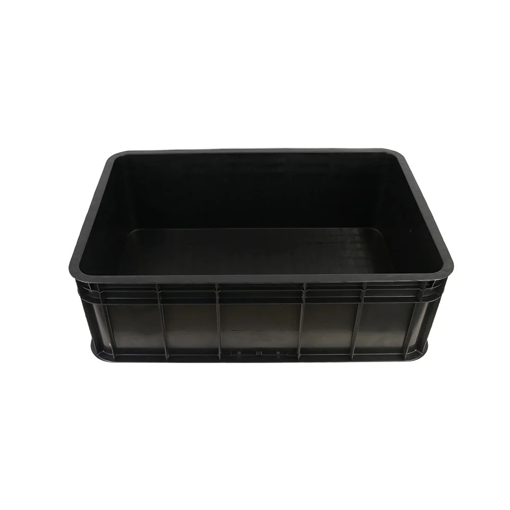 

Q-CB27 620X430X200mm High-Quality Black Antistatic Rectangle Bin ESD Plastic Tote Container Box