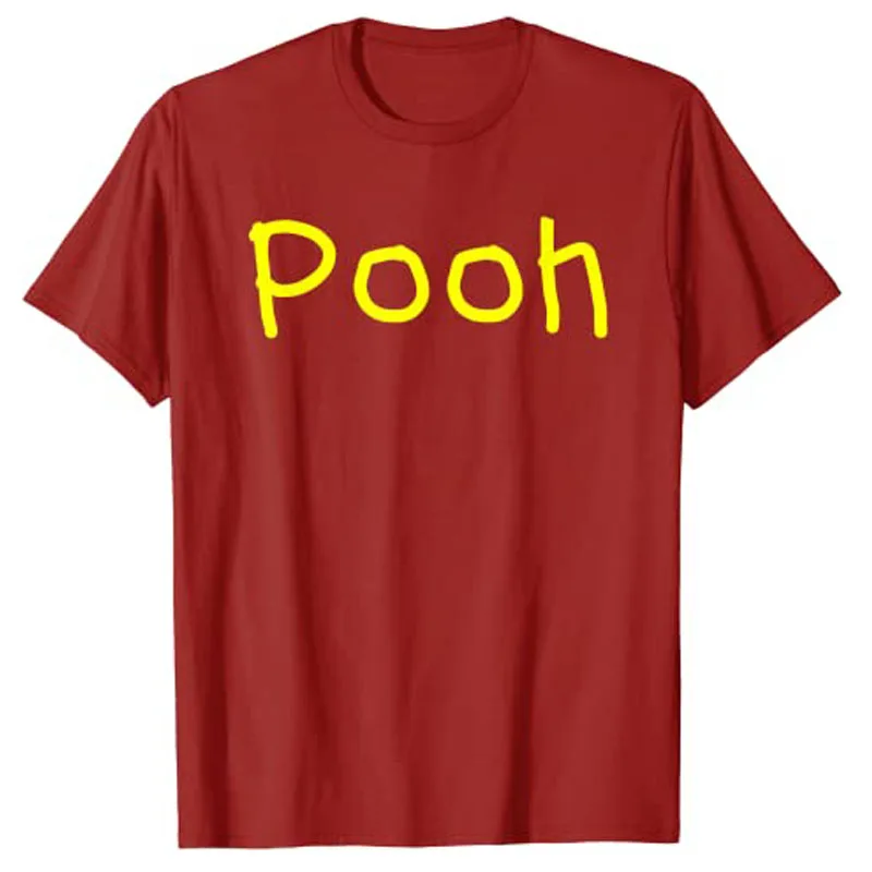 

Nickname-Pooh Shirt First Given Name Family Halloween T-Shirt Tops Graphic Tee