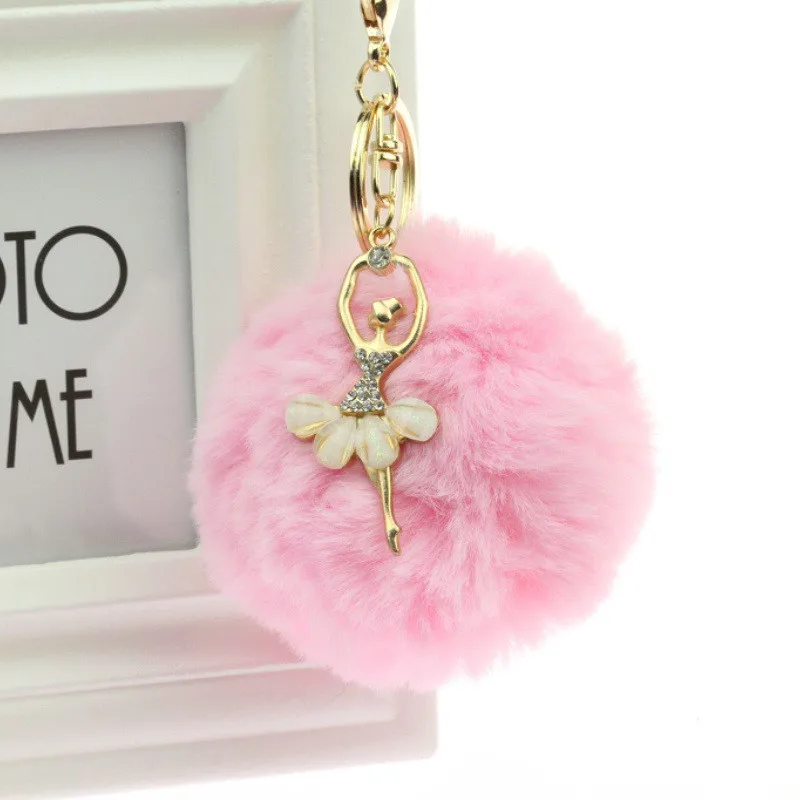 Новые модные ювелирные изделия подвеска в виде ангела брелок с имитацией кролика
