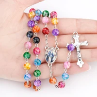 2021 new fashion god rosary cross long necklace fashion creative amulet mens all match lucky lady necklace