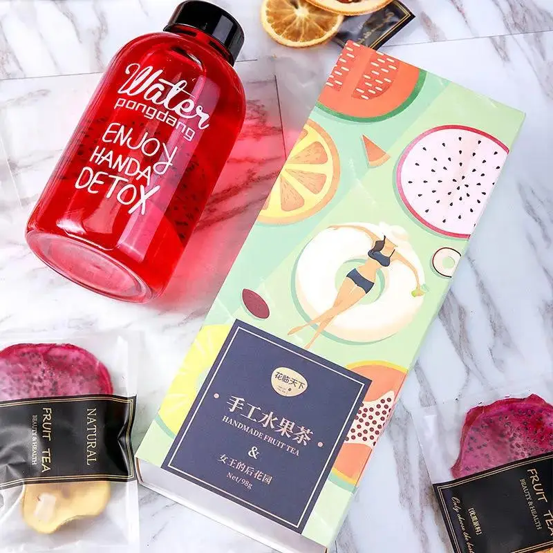 Фруктовый чай Netflix удар напитков фрукты чайные пакетики Замороженные сушеные