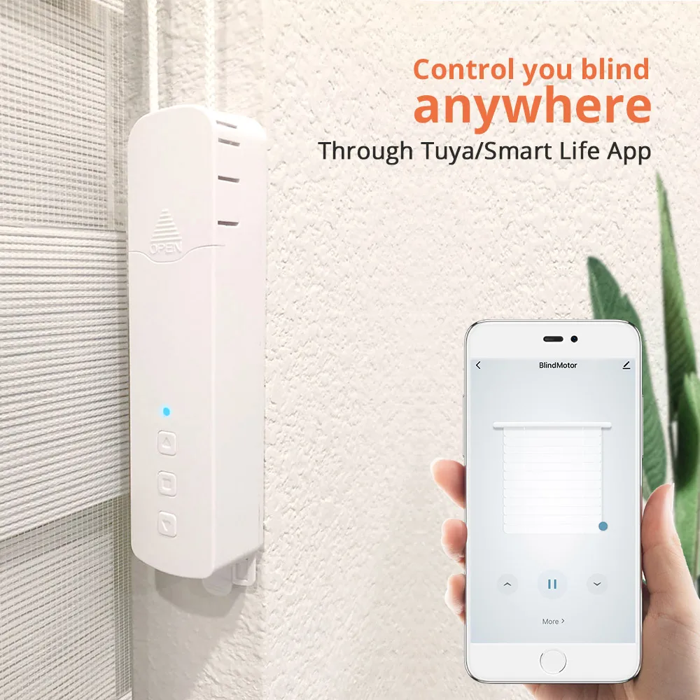 Zemismart Zigbee Roller Shade Motor work with Apple Homekit，ZMHK-01 Hub Required，Built in Battery Blind Siri Voice Control |
