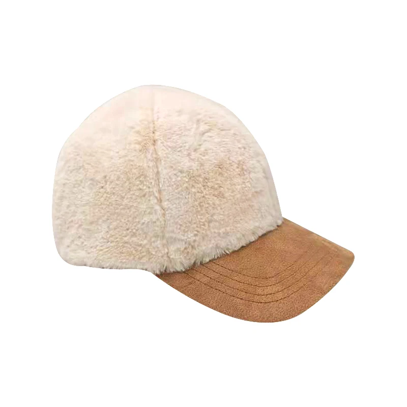 Однотонная Зимняя кепка Женская Бейсболка мужская женская теплая Кепка для папы