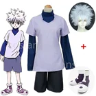 Костюм для косплея Hunter X Hunter Killua Zoldyck, костюм для взрослых, мужчин, женщин, детей, костюмы на Хэллоуин, на заказ