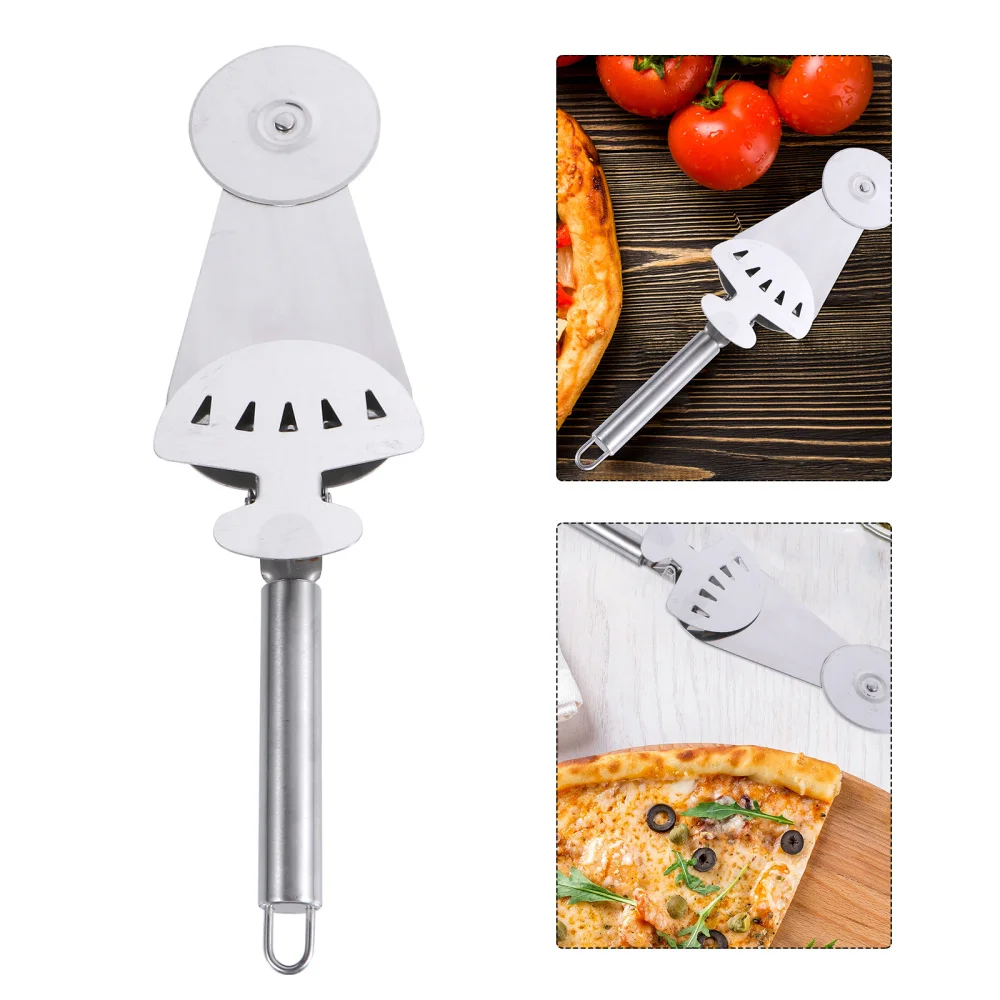 

Pizza Cutter Stainless Steel Handle Pizza Cutter Pizza Serving Shovel