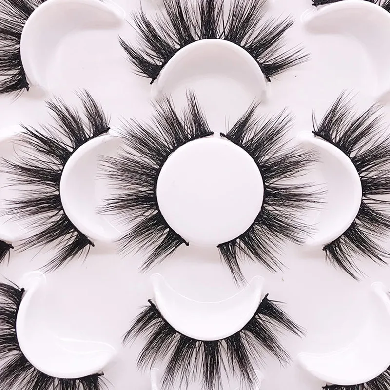 

2021 New 7pairs 15mm Lashes natural 3D false eyelashes fake lashes makeup kit Mink Lashes extension mink eyelashes maquiagem