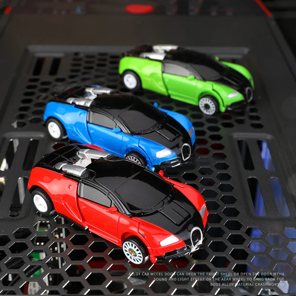 Лучшие продажи роботы-трансформеры спортивный автомобиль модель игрушечные роботы пластиковые игрушки Фигурки игрушки; лучший подарок для образования детей