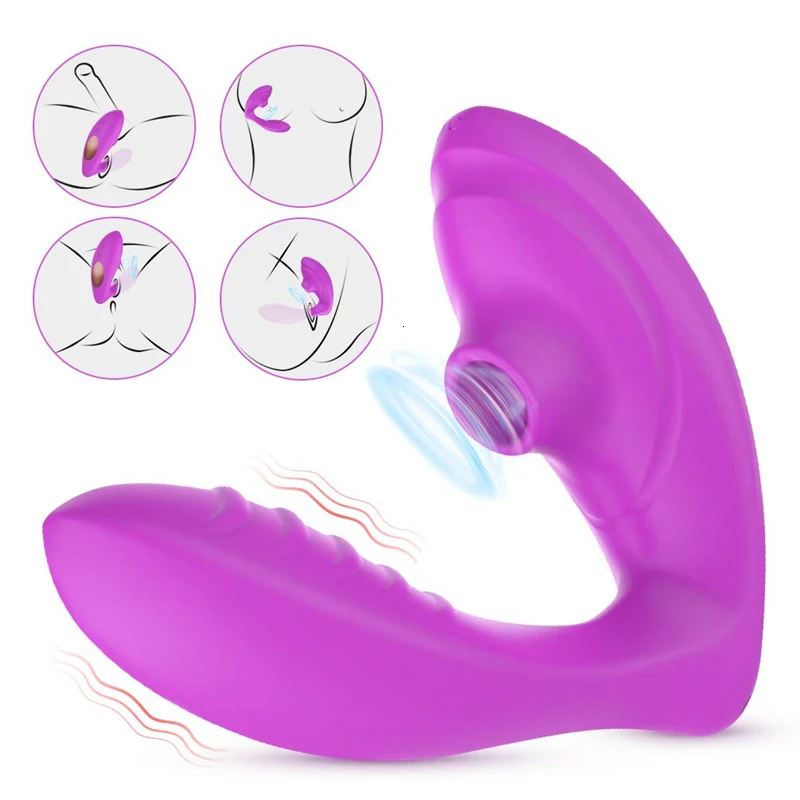 Мини соска вибратор женский Мощный для стимуляции точки G на присосках клитора