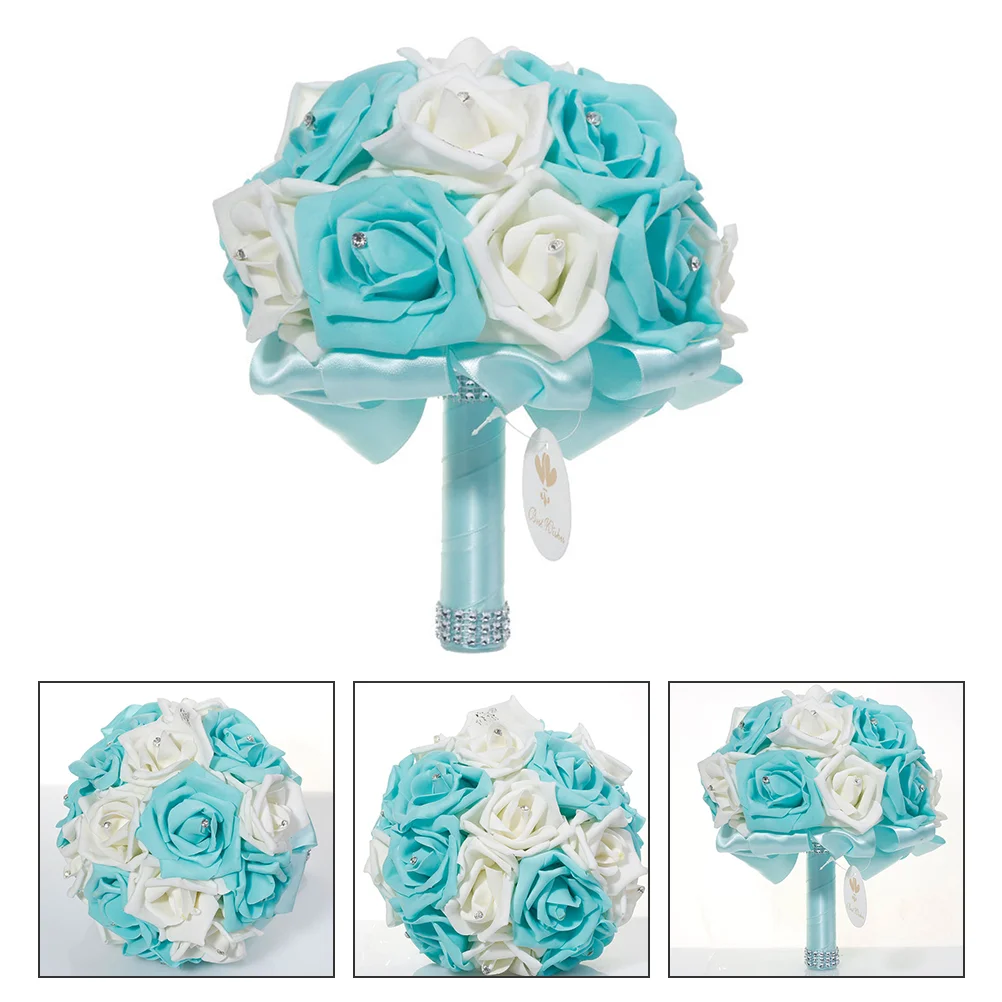 

Свадебный букет стразы 1 шт., букет для свадебной вечеринки с цветами