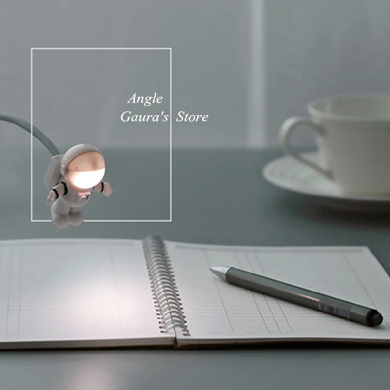 1 шт. высокое качество астронавт домашнее украшение лампа для чтения LED USB книжный