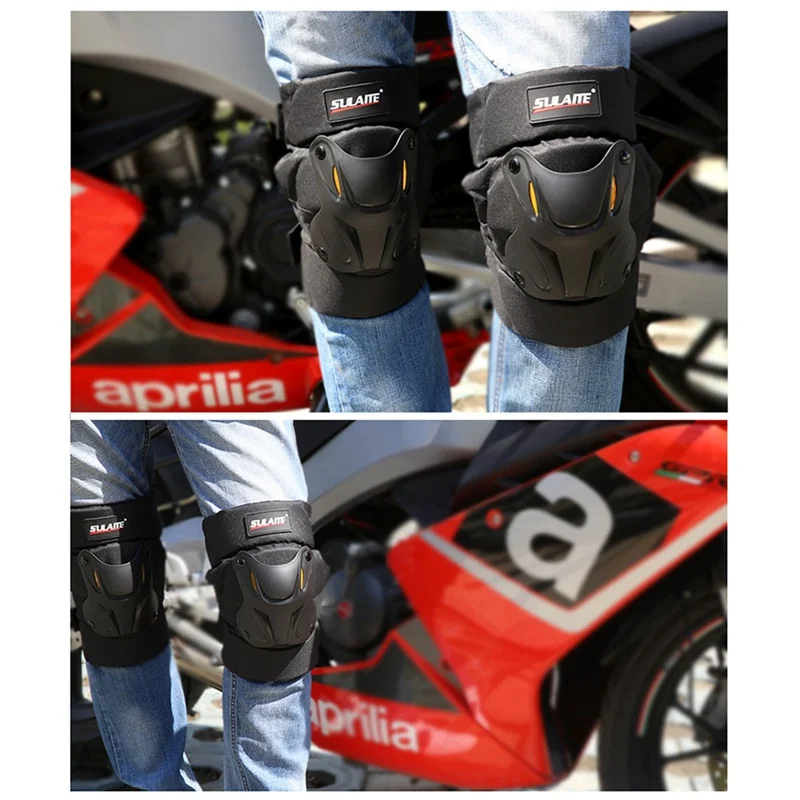 

2PCs/Pair Motorcycle Knee Pads Motocross Knee Protector Guard Moto Knee Protector Cold-Proof Crashproof Gear Guards 2020