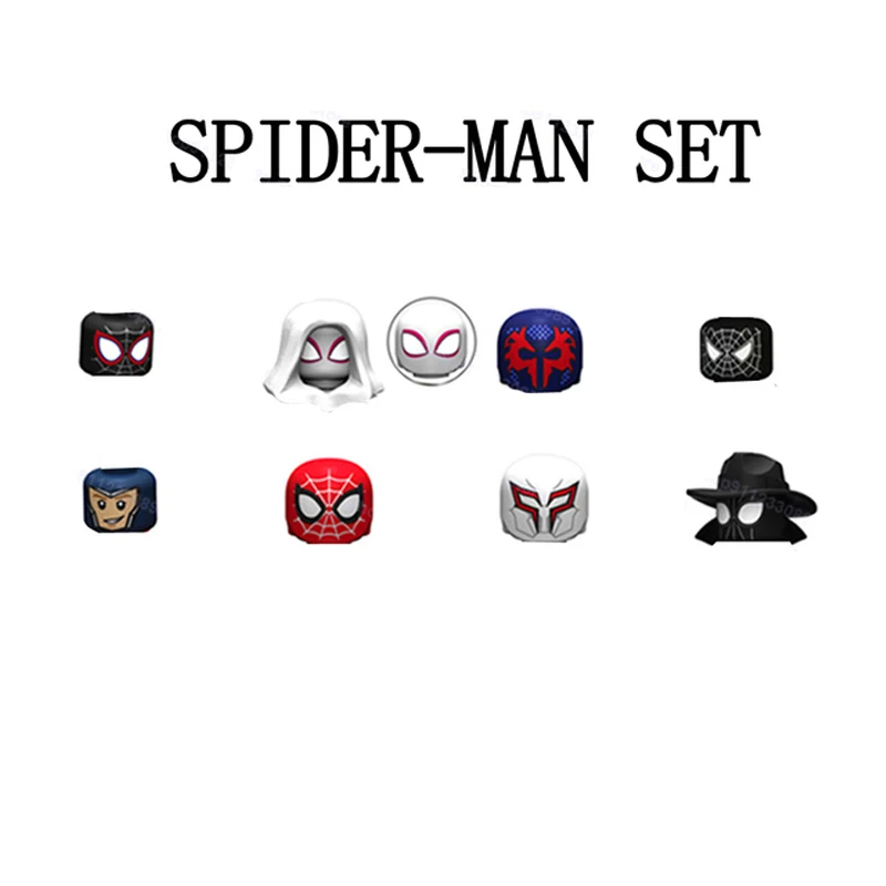 

Disney Blocks 8pcs/lot Marvel Super Heroes Building Blocks Spider Man Bricks Action Figures Model Toys for Kids Birthday Gifts