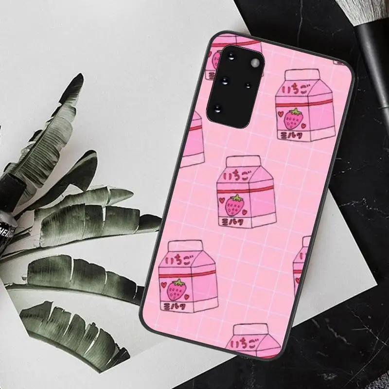 NBDRUICAI Kawaii японский клубника молока пользовательские фото мягкий чехол для