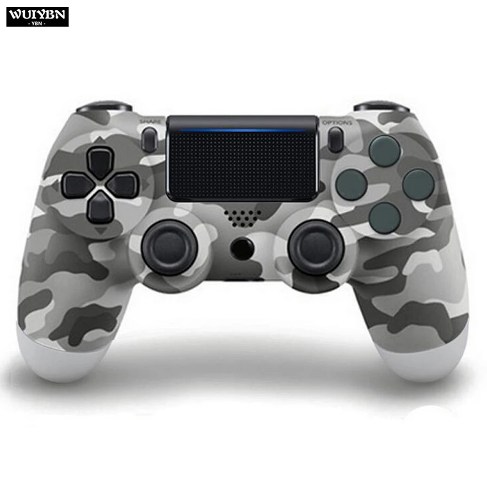 WUIYBN беспроводной V2 PS4 контроллер Bluetooth 4,0 геймпад джойстик для Dualshock 4 playstation 4 игровая консоль ПК паровой - Цвет: Серый