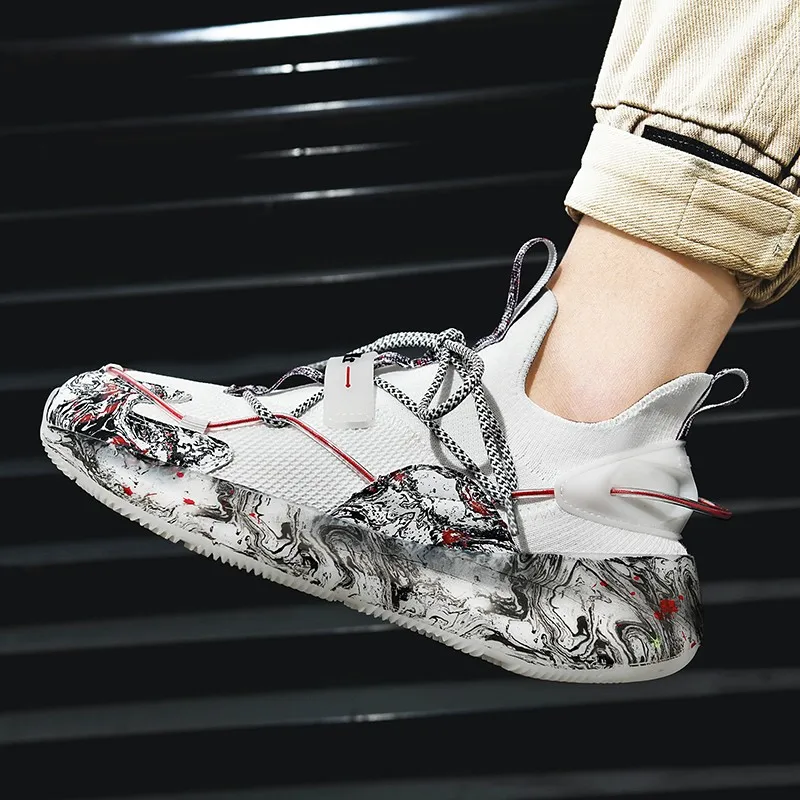 

Men's high-quality upgraded sports shoes, fashionable and comfortable, breathable men's shoes lace-up casual sports shoes