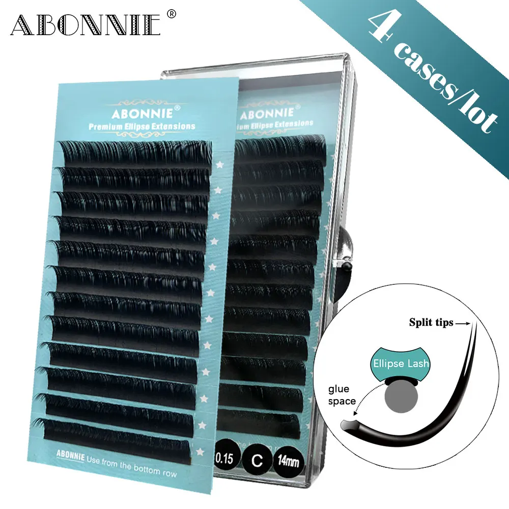 Abonnie4cases/Лот Новые матовые плоские накладные ресницы индивидуальные норковые 0 15 20