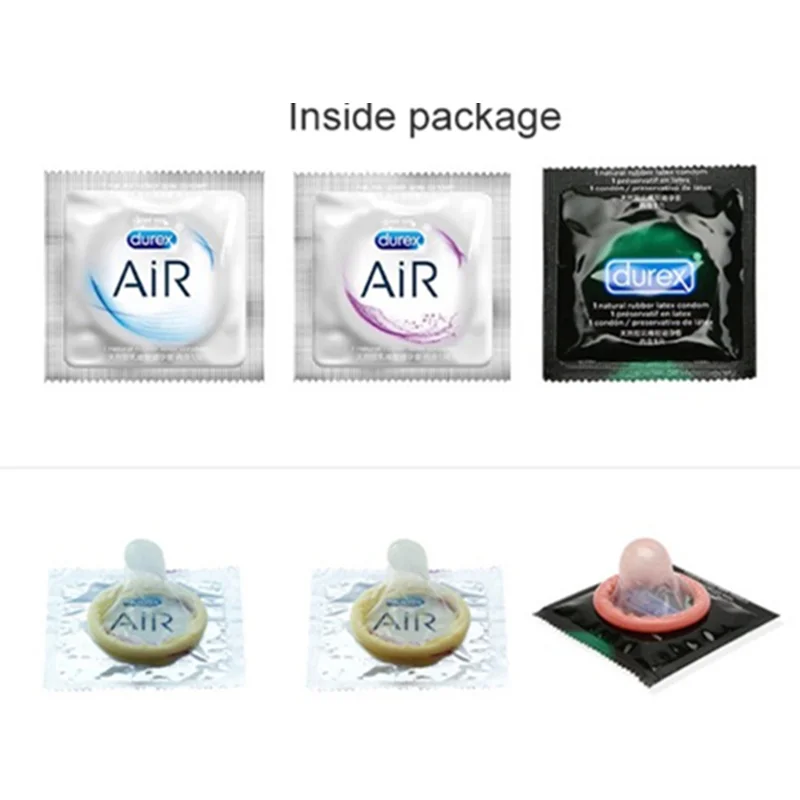 Durex AiR Невидимый Ультратонкий презерватив из натурального латекса рукав для