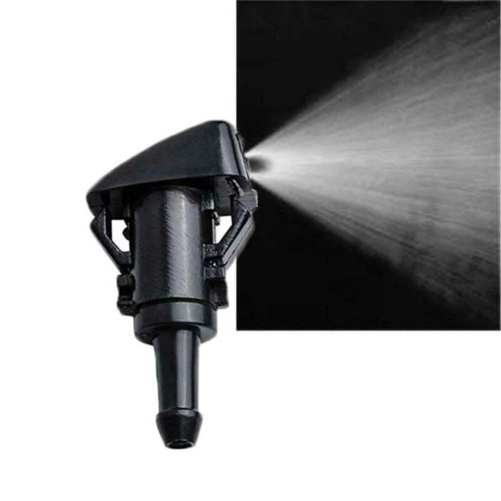 

Washer Windshield Nozzle Wiper Auto Black Exterior For Focus Dodge Rams Set