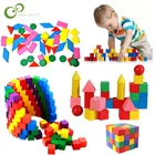 DIY креативные Развивающие деревянные игрушки Монтессори, цветные чувствительные круглые блоки, сенсорная математика, развивающие игры для детей, подарки YJN