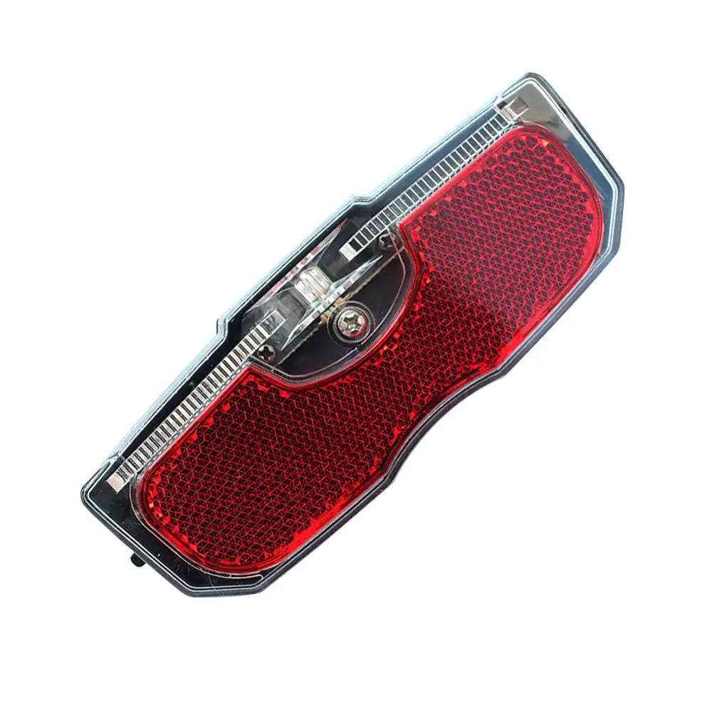 

Bike Cycling Bicycle Rear Reflector Tail Light For Luggage Rack NO Battery Aluminum Alloy Reflective Taillight 30P